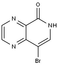 8-Bromo-6H-pyrido[3,4-b]pyrazin-5-one Struktur