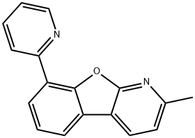 2-Methyl-8-(pyridin-2-yl)benzofuro[2,3-b]pyridine Struktur