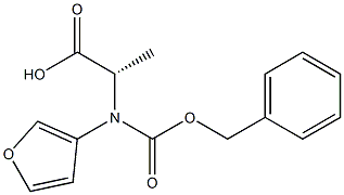 N-Cbz-S-3-Furanalanine Struktur