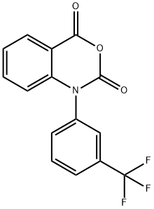 2H-3,1-Benzoxazine-2,4(1H)-dione, 1-[3-(trifluoromethyl)phenyl]- Struktur