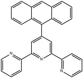 4'-(9-Anthracenyl)-2,2':6',2''-terpyridine Struktur