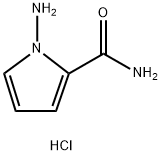 1-Amino-1H-pyrrole-2-carboxamide hydrochloride Struktur