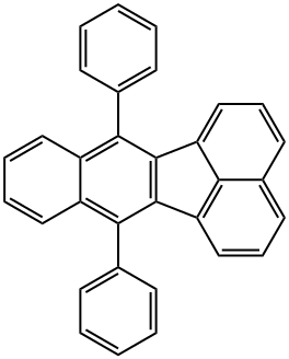 7,12-二苯基苯并[K]熒蒽 結(jié)構(gòu)式