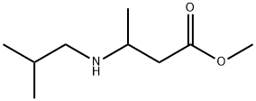 methyl 3-[(2-methylpropyl)amino]butanoate Struktur