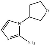 1-(Tetrahydrofuran-3-yl)-1H-imidazol-2-amine Struktur