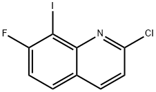 2-chloro-7-fluoro-8-iodoquinoline Struktur