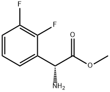 METHYL(2R)-2-AMINO-2-(2,3-DIFLUOROPHENYL)ACETATE Struktur