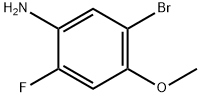 5-Bromo-2-fluoro-4-methoxy-phenylamine Struktur