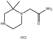 2-(2,2-DIMETHYLPIPERAZIN-1-YL)-ACETAMIDE 2HCL Struktur