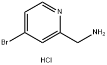 (4-Bromopyridin-2-yl)methanamine hydrochloride Struktur