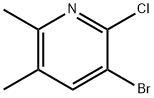 3-Bromo-2-chloro-5,6-dimethyl-pyridine Struktur