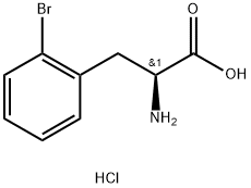 2-bromo- L-Phenylalanine, hydrochloride Struktur