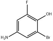 4-Amino-2-bromo-6-fluoro-phenol Struktur