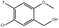 (5-Chloro-4-fluoro-2-methoxy-phenyl)-methanol Struktur