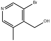 3-Bromo-5-methylpyridine-4-methanol Struktur