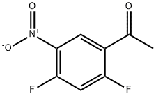 1-(2,4-Difluoro-5-nitro-phenyl)-ethanone Struktur