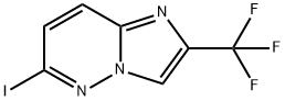 6-Iodo-2-trifluoromethyl-imidazo[1,2-b]pyridazine Struktur