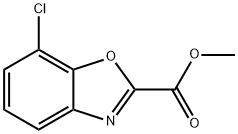 methyl 7-chloro-1,3-benzoxazole-2-carboxylate Struktur