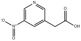 2-(5-nitropyridin-3-yl)acetic acid Struktur