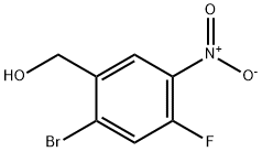 (2-Bromo-4-fluoro-5-nitro-phenyl)-methanol Struktur