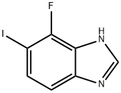 4-Fluoro-5-iodo-1H-benzoimidazole Struktur