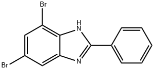 5,7-Dibromo-2-phenyl-1H-benzoimidazole Struktur