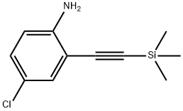 4-chloro-2-((trimethylsilyl)ethynyl)aniline