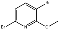 3,6-Dibromo-2-methoxypyridine Struktur