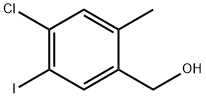 (4-Chloro-5-iodo-2-methyl-phenyl)-methanol Struktur