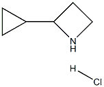 2-Cyclopropylazetidine hydrochloride Struktur