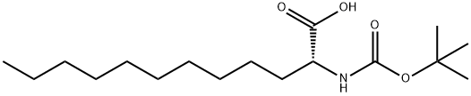 (2R)-2-(Boc-amino)dodecanoic acid Struktur