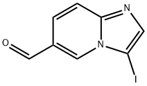 3-Iodo-imidazo[1,2-a]pyridine-6-carbaldehyde Struktur