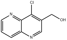 (4-Chloro-[1,5]naphthyridin-3-yl)-methanol Struktur