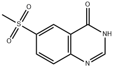 4-Hydroxy-6-(methylsulfonyl)quinazoline Struktur