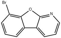 8-bromo-[1]benzofuro[2,3-b]pyridine Struktur