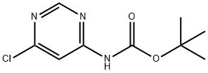 TERT-BUTYL (6-CHLOROPYRIMIDIN-4-YL)CARBAMATE Struktur