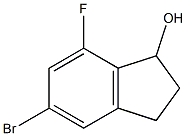 5-Bromo-7-fluoro-indan-1-ol Struktur