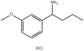 1-(3-METHOXYPHENYL)BUTAN-1-AMINE Struktur