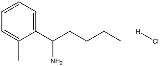 1-(2-METHYLPHENYL)PENTAN-1-AMINE HYDROCHLORIDE Struktur