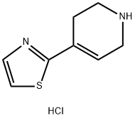 2-(1,2,3,6-tetrahydropyridin-4-yl)thiazole dihydrochloride Struktur