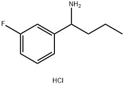 1-(3-FLUOROPHENYL)BUTAN-1-AMINE Struktur