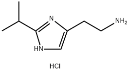 2-[2-(propan-2-yl)-1H-imidazol-5-yl]ethan-1-amine dihydrochloride Struktur