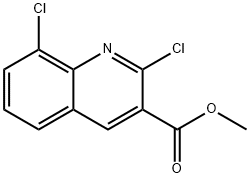 methyl 2,8-dichloroquinoline-3-carboxylate Struktur