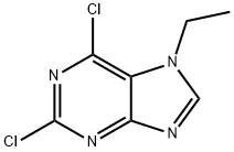 2,6-dichloro-7-ethyl-7H-purine Struktur