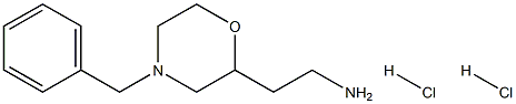 2-(4-Benzylmorpholin-2-yl)ethanamine dihydrochloride Struktur