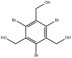 1,3,5-Benzenetrimethanol, 2,4,6-tribromo- Struktur