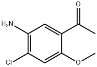 1-(5-Amino-4-chloro-2-methoxy-phenyl)-ethanone Struktur