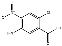 5-Amino-2-chloro-4-nitro-benzoic acid Struktur