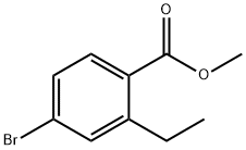 Methyl 4-bromo-2-ethylbenzoate Struktur