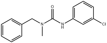 1-benzyl-3-(3-chlorophenyl)-1-methylurea Struktur